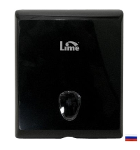 Диспенсер для полотенец листовых Lime черный maxi, Z  укладка, 927002