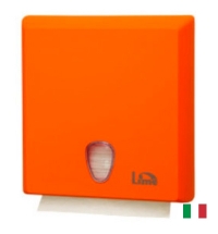 Диспенсер для полотенец листовых Lime оранжевый maxi, Z  укладка, A70610EAS