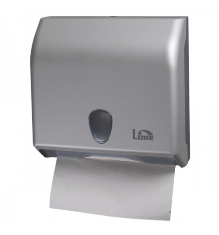 фото: Диспенсер для полотенец листовых Lime серебристый mini, V укладка, A69511SATS