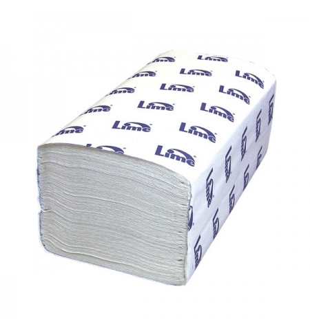 фото: Бумажные полотенца Lime комфорт листовые белые, V укладка, 200шт, 1 слой, 210200