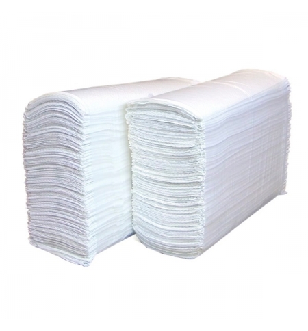 фото: Бумажные полотенца Lime эконом листовые белые, Z укладка, 250шт, 1 слой, 215250