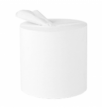 Бумажные полотенца Lime в рулоне с центральной вытяжкой белые, 190м, 1 слой, 20.190