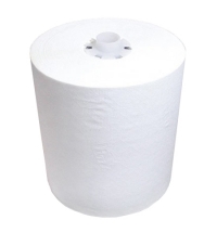 фото: Бумажные полотенца Lime Matic maxi в рулоне белые, 150м, 1 слой, 252155-Ц