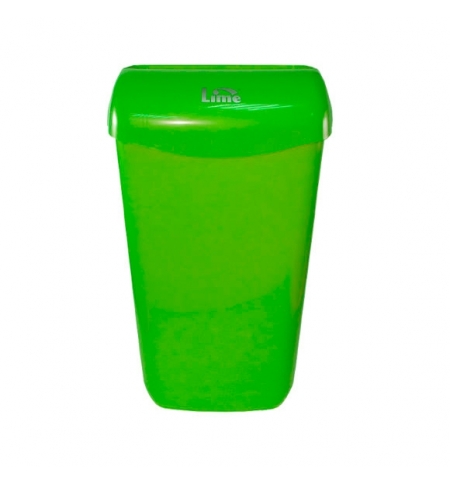 фото: Контейнер для мусора подвесной Lime 23л, зеленый, с держателем мешка, 974234